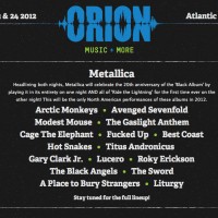 Orion Music + More Festival 2012 feat. Metallica