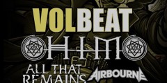 2013 Rock Allegiance Tour line-up announced – Volbeat, HIM, All That Remains, and Airbourne