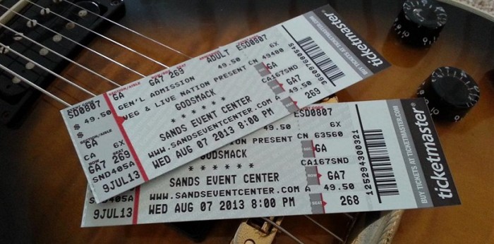 Godsmack Tickets (Medium) – The Rock Revival