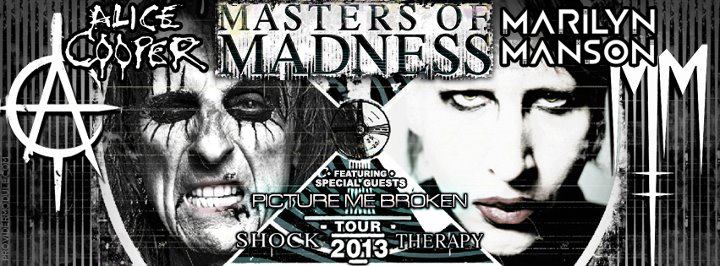 Alice Cooper and Marilyn Manson confirm Masters of Madness – The Shock Therapy Tour