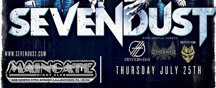 The Summer Ticket Showdown Round 2 – Free tickets to Sevendust and Otherwise on 7/25 in Allentown, PA