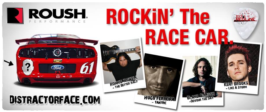The Better Half lead guitarist Ronnie Howell featured on Roush Racing Distractor Face Contest