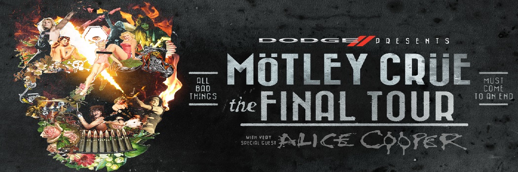 MÖTLEY CRÜE CONFIRM FINAL TOUR WITH VERY SPECIAL GUEST ALICE COOPER