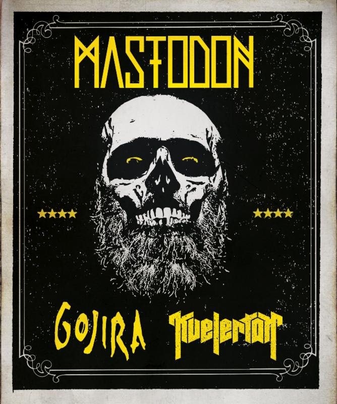 MASTODON ANNOUNCE 2014 SPRING U.S. HEADLINING TOUR WITH GOJIRA AND KVELERTAK