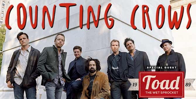 COUNTING CROWS AND TOAD THE WET SPROCKET ANNOUNCE THE 1989 WORLD TOUR