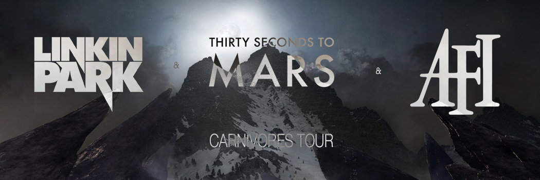 LINKIN PARK, THIRTY SECONDS TO MARS, and AFI ANNOUNCE THE CARNIVORES TOUR