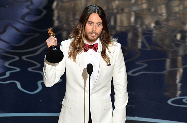 JARED LETO OF THIRTY SECONDS TO MARS WINS OSCAR FOR ‘BEST SUPPORTING ACTOR’