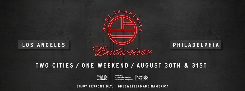 BUDWEISER MADE IN AMERICAN FESTIVAL 2014 SET FOR PHILADELPHIA AND LOS ANGELES