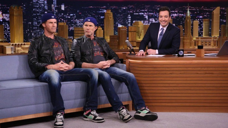 WILL FERRELL and CHAD SMITH DRUM-OFF ENDS WITH RED HOT CHILI PEPPERS COVERING “(DON’T FEAR) THE REAPER”