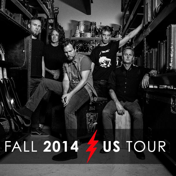 PEARL JAM ANNOUNCE 2014 U.S. TOUR DATES