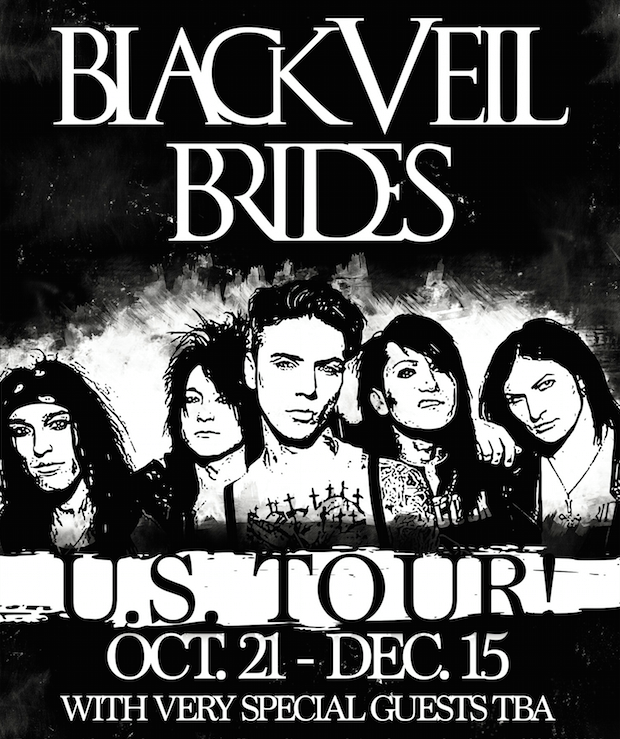 BLACK VEIL BRIDES ANNOUNCE 2014 U.S. TOUR