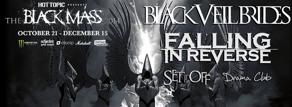 BLACK VEIL BRIDES AND FALLING IN REVERSE ANNOUNCE THE BLACK MASS CO-HEADLINING TOUR