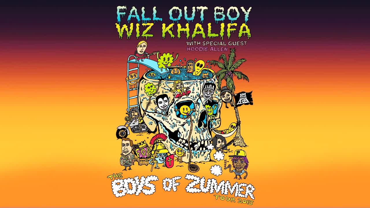 FALL OUT BOY ANNOUNCE THE BOYS OF ZUMMER TOUR with WIZ KHALIFA and HOODIE ALLEN