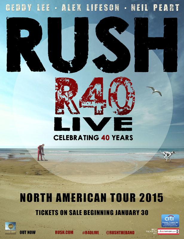 RUSH ANNOUNCES R40 LIVE TOUR