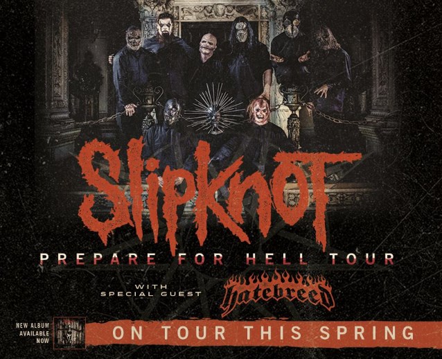 SLIPKNOT ANNOUNCE SPRING U.S. TOUR DATES WITH HATEBREED