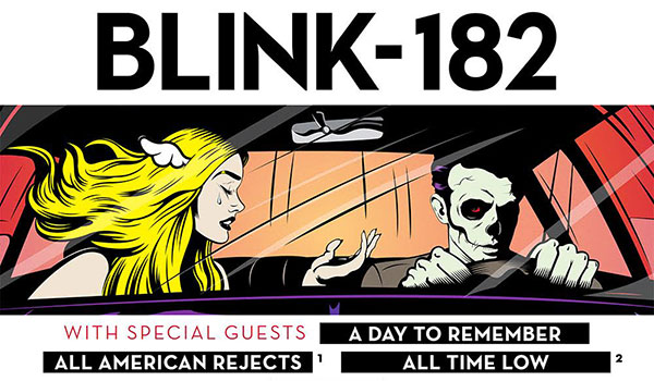 BLINK-182 ANNOUNCE SUMMER TOUR with A DAY TO REMEMBER, ALL AMERICAN REJECTS, and ALL TIME LOW