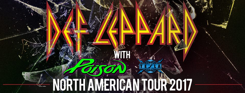 DEF LEPPARD ANNOUNCE 2017 NORTH AMERICAN TOUR with POISON and TESLA