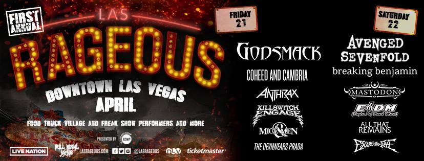 Godsmack, Avenged Sevenfold, More Set For First Annual Las Rageous Festival In April