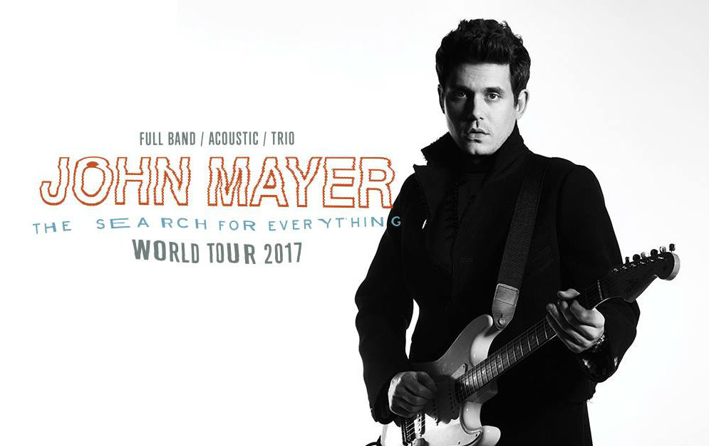 John Mayer Announces The Search For Everything Tour 2017