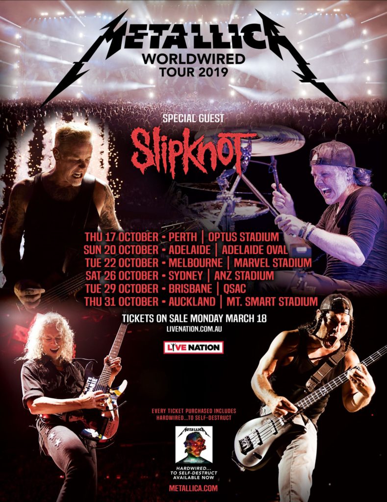 Metallica Slipknot
