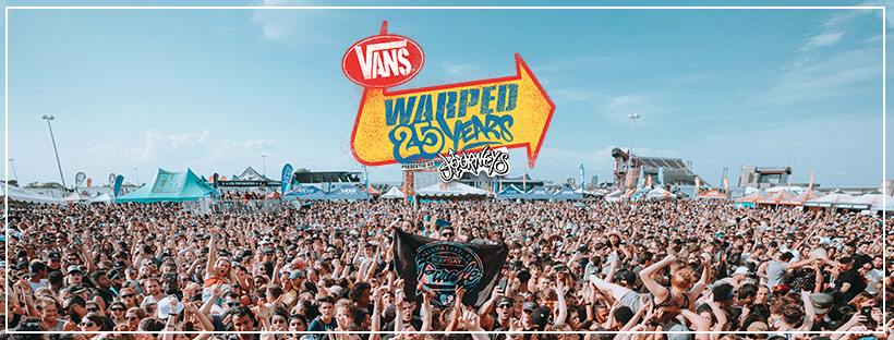 Vans Warped Tour Announces 25th Anniversary Show Lineups