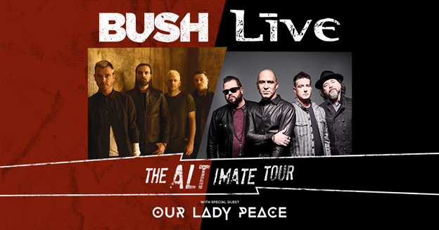 Live, Bush Announce 2019 Co-Headlining Tour