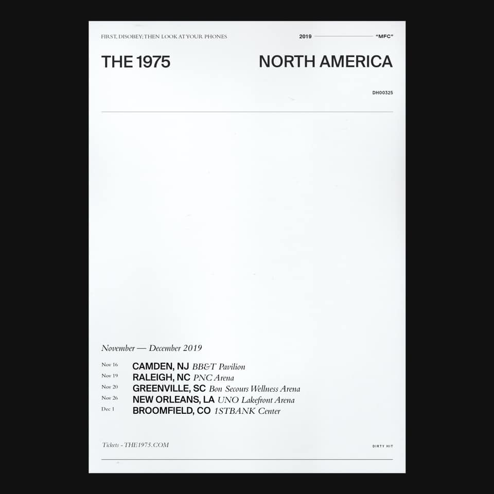 The 1975 U.S. Tour 2019
