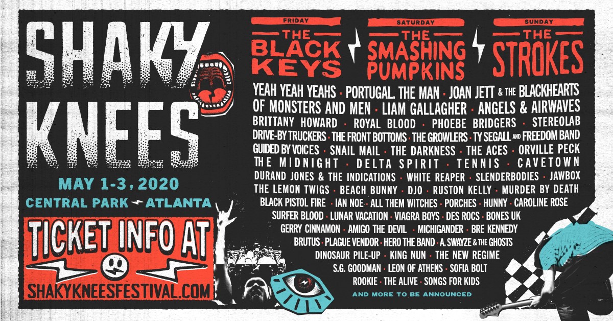 Shaky Knees Music Festival Lineup Announced The Black Keys, The