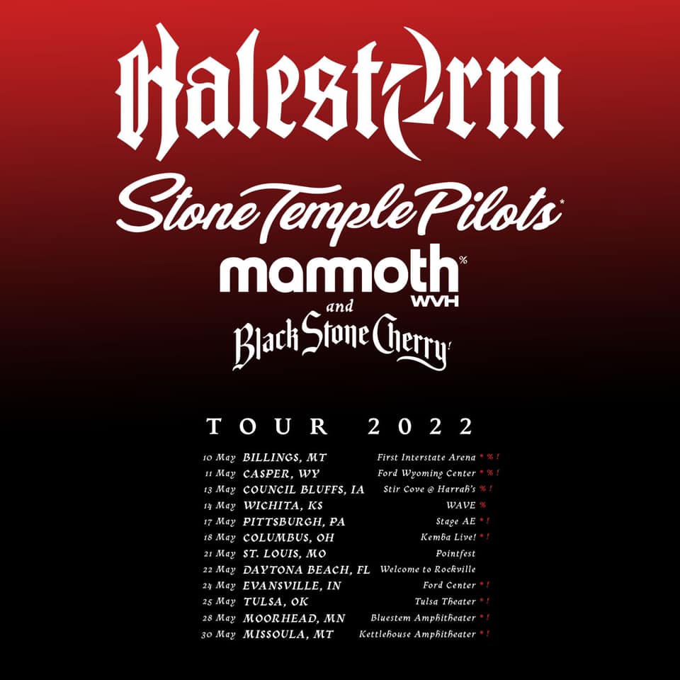 Halestorm, Stone Temple Pilots Plot Spring Tour The Rock Revival
