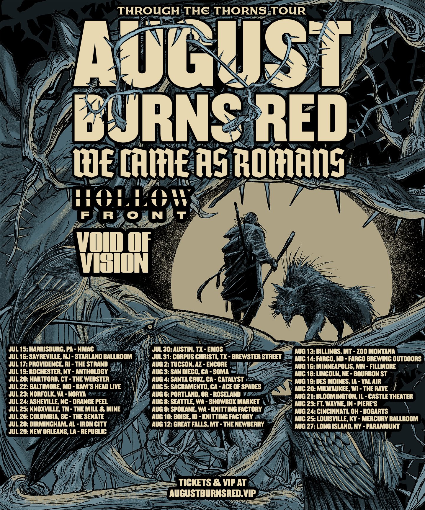 August Burns Red Plot Summer Tour With We Came As Romans, Hollow Front