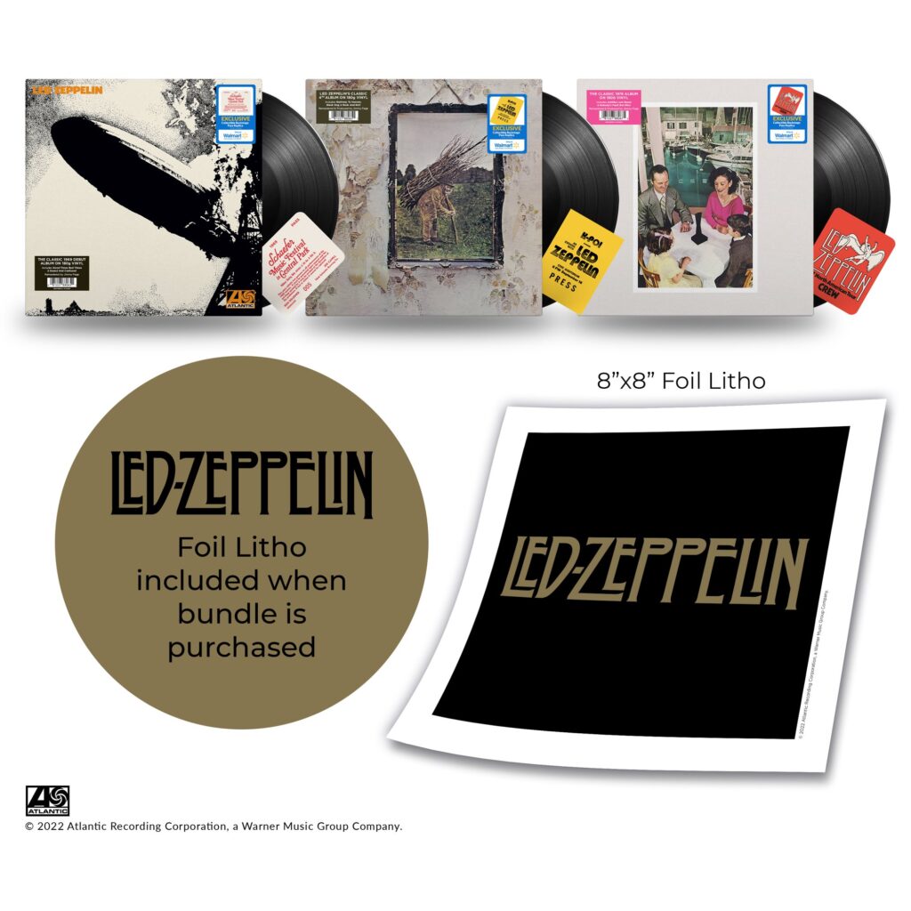 Led Zeppelin limited edition vinyl bundle 2022