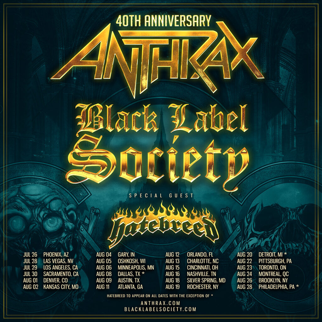 anthrax world tour