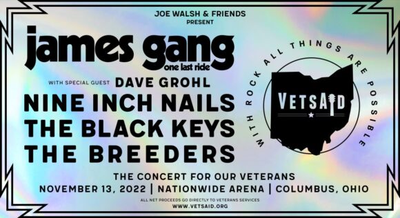 James Gang Announce Ohio Concert With Dave Grohl, Nine Inch Nails, The Black Keys, The Breeders