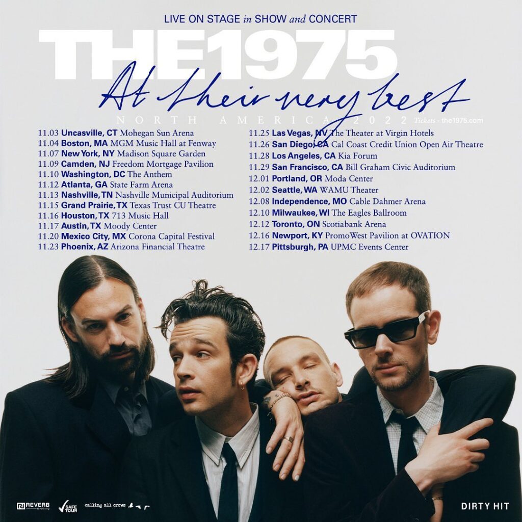 The 1975 North American tour 2022