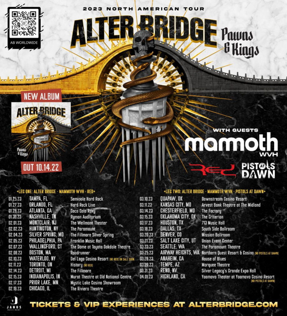 Alter Bridge 2023 tour