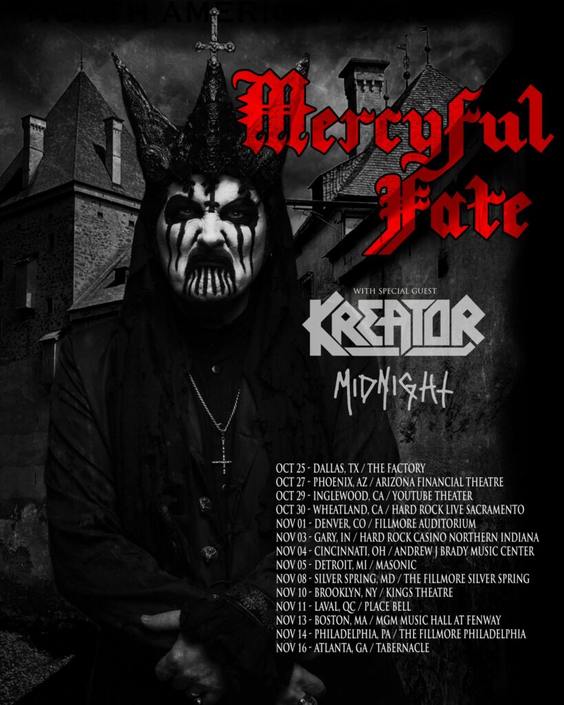 Mercyful Fate Kreator 2022 tour
