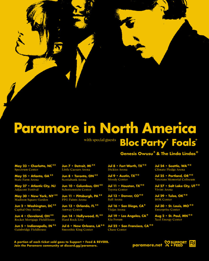 Paramore 2023 North American tour