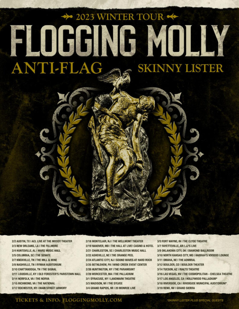 Flogging Molly 2023 tour