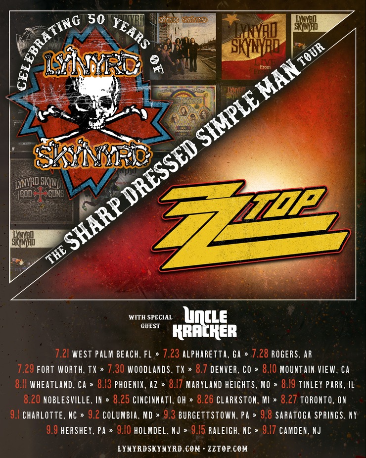 ZZ Top Lynyrd Skynyrd 2023 tour