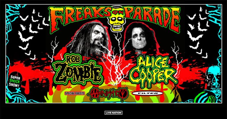 Rob Zombie Alice Cooper Freaks on Parade Tour