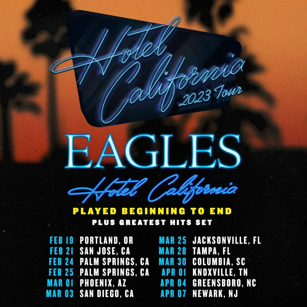 eagles rock band tour 2023