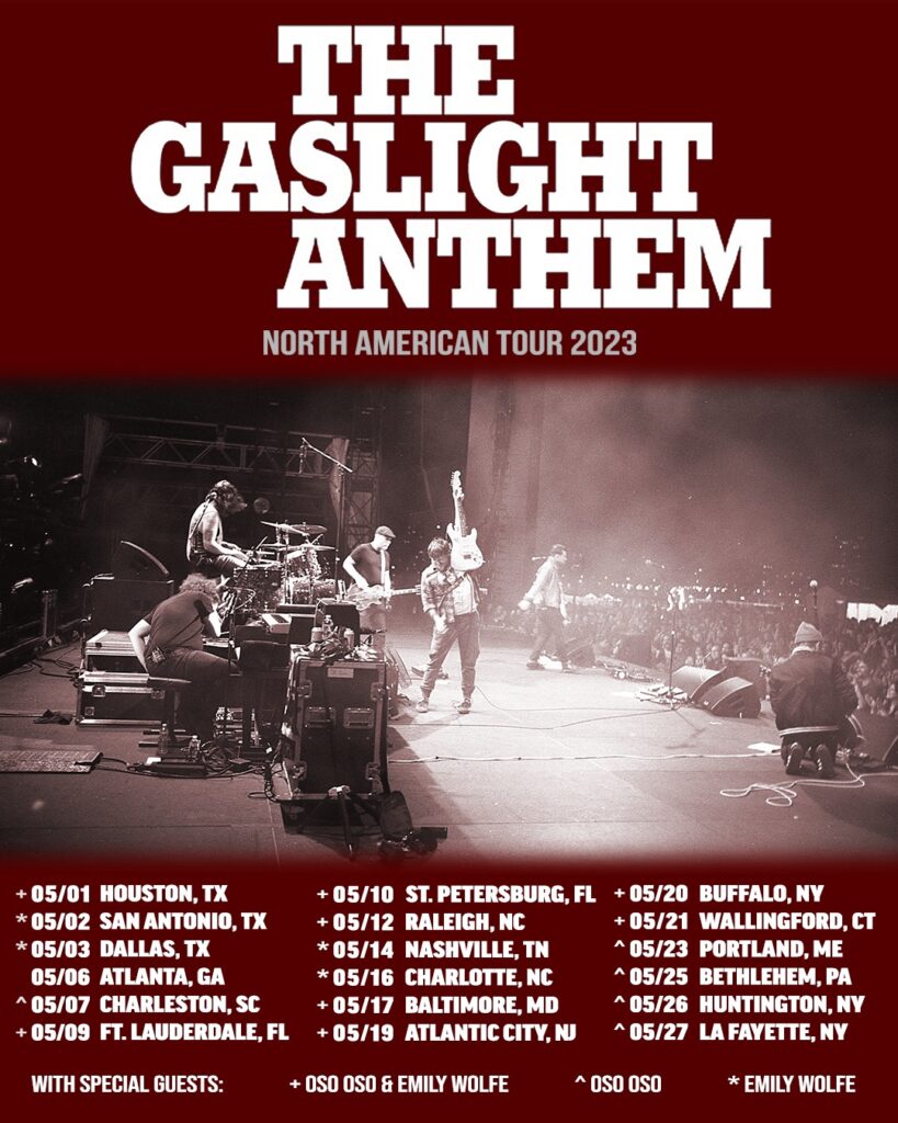 Gaslight Anthem 2023 tour