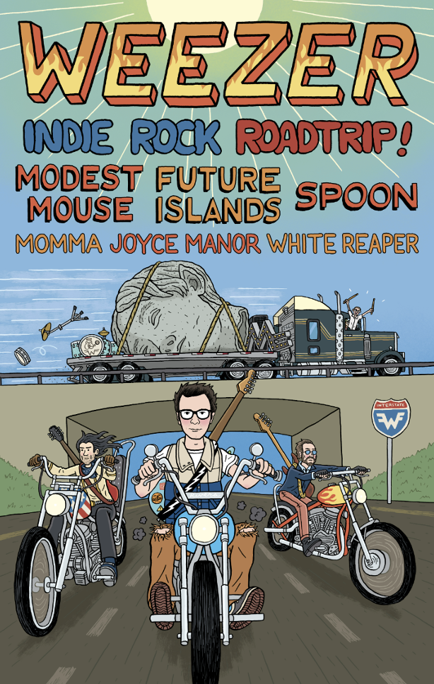 Weezer Announce Summer Tour with Spoon, Modest Mouse, Future Islands
