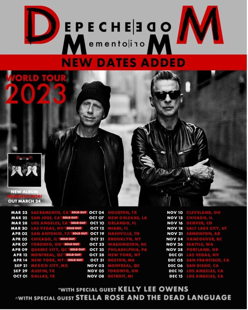 Depeche Mode 2023 tour