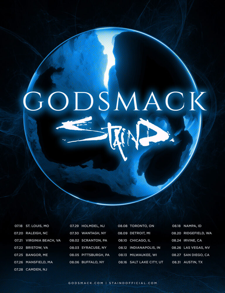 Godsmack, Staind Announce 2023 Tour The Rock Revival