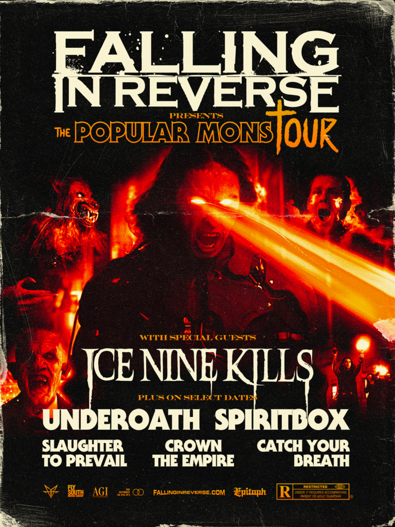 Falling In Reverse Ice Nine Kills Underoath Spiritbox 2023 tour