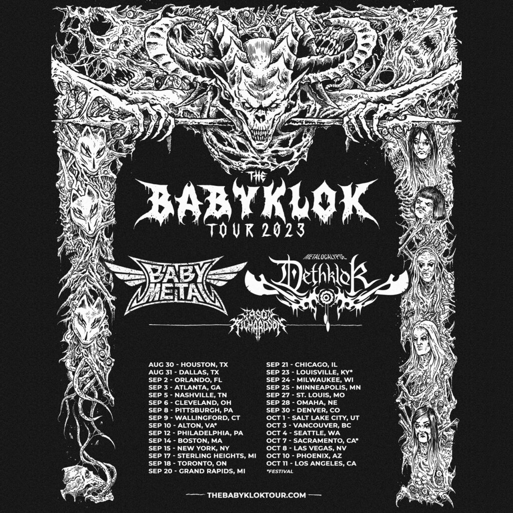 dethklok and babymetal the babyklok tour