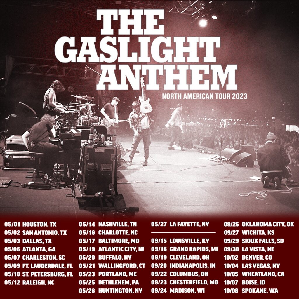 The Gaslight Anthem 2023 tour
