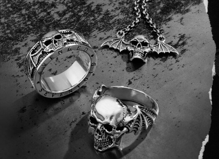 Avenged Sevenfold Clocks + Colours jewelry rings