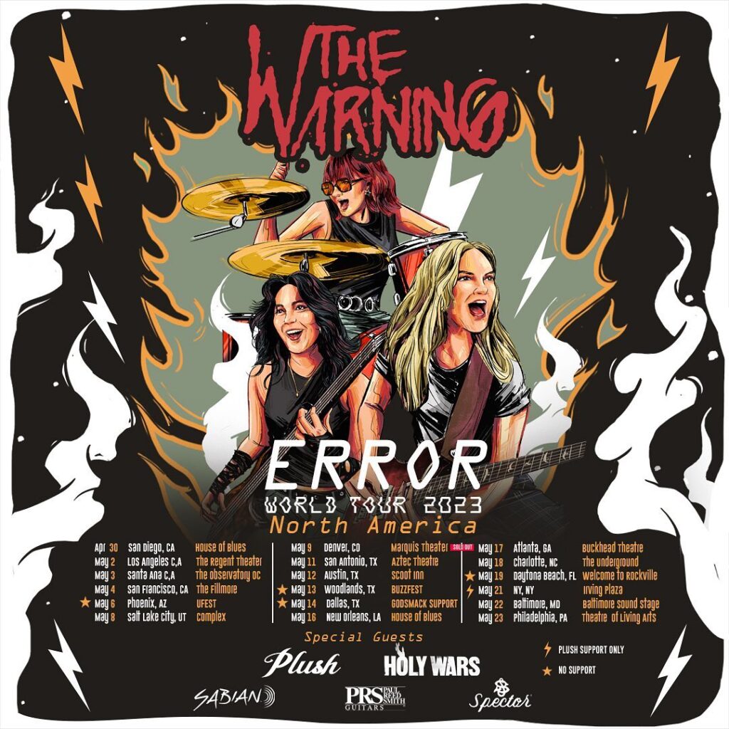 The Warning 2023 tour